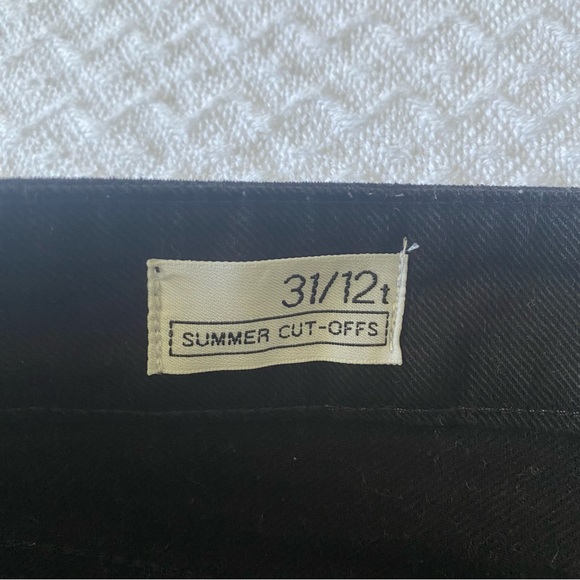 Black Gap Denim Cutoff Shorts - Picture 4 of 4